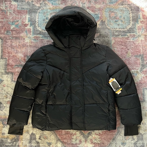 NWT BCBG Ladies Black Puffer Jacket - Picture 15 of 16